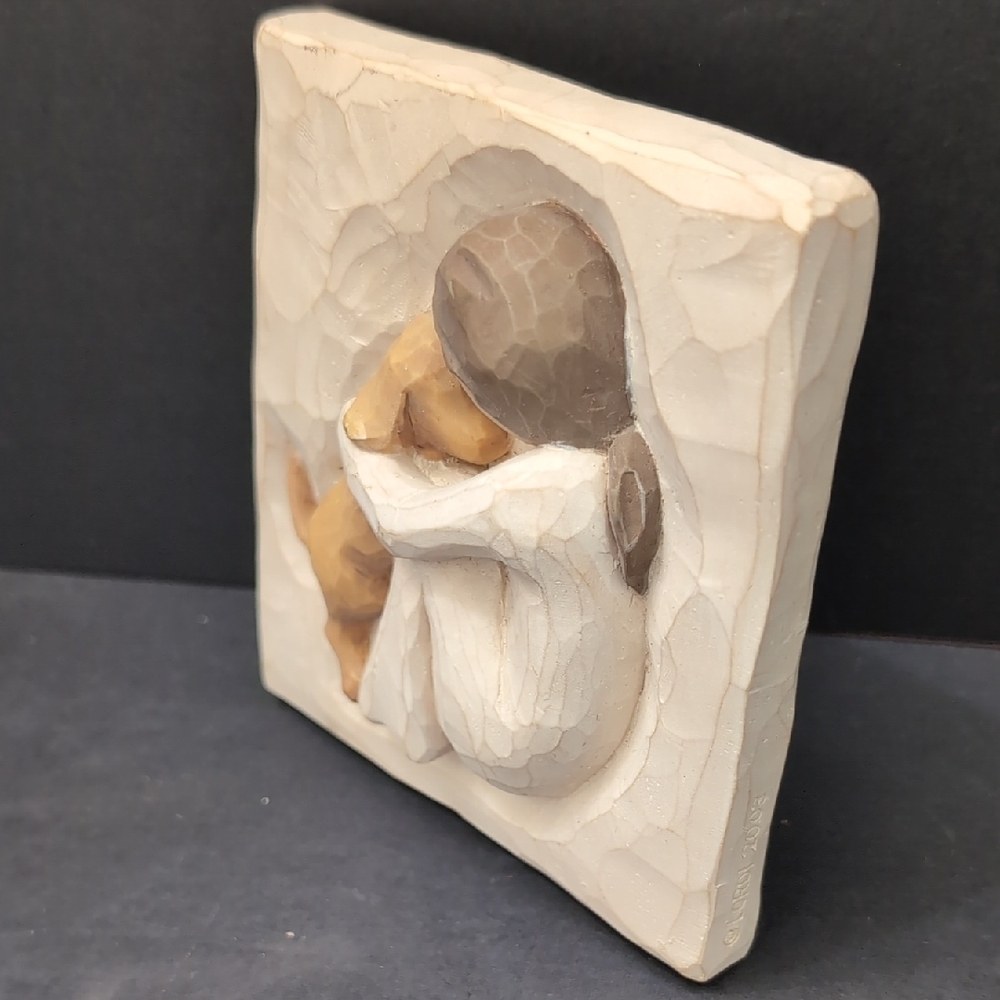 Willow Tree, Truly A Friend Figurine Wall Plaque.